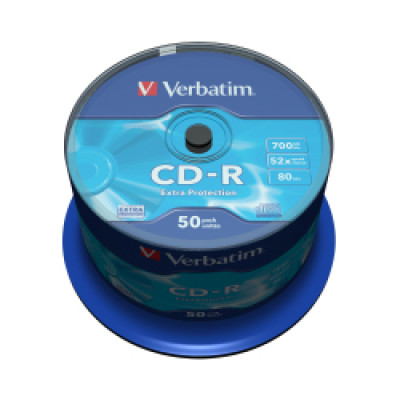 CD-R Verbatim 700MB 52× DataLife spindle  pk50